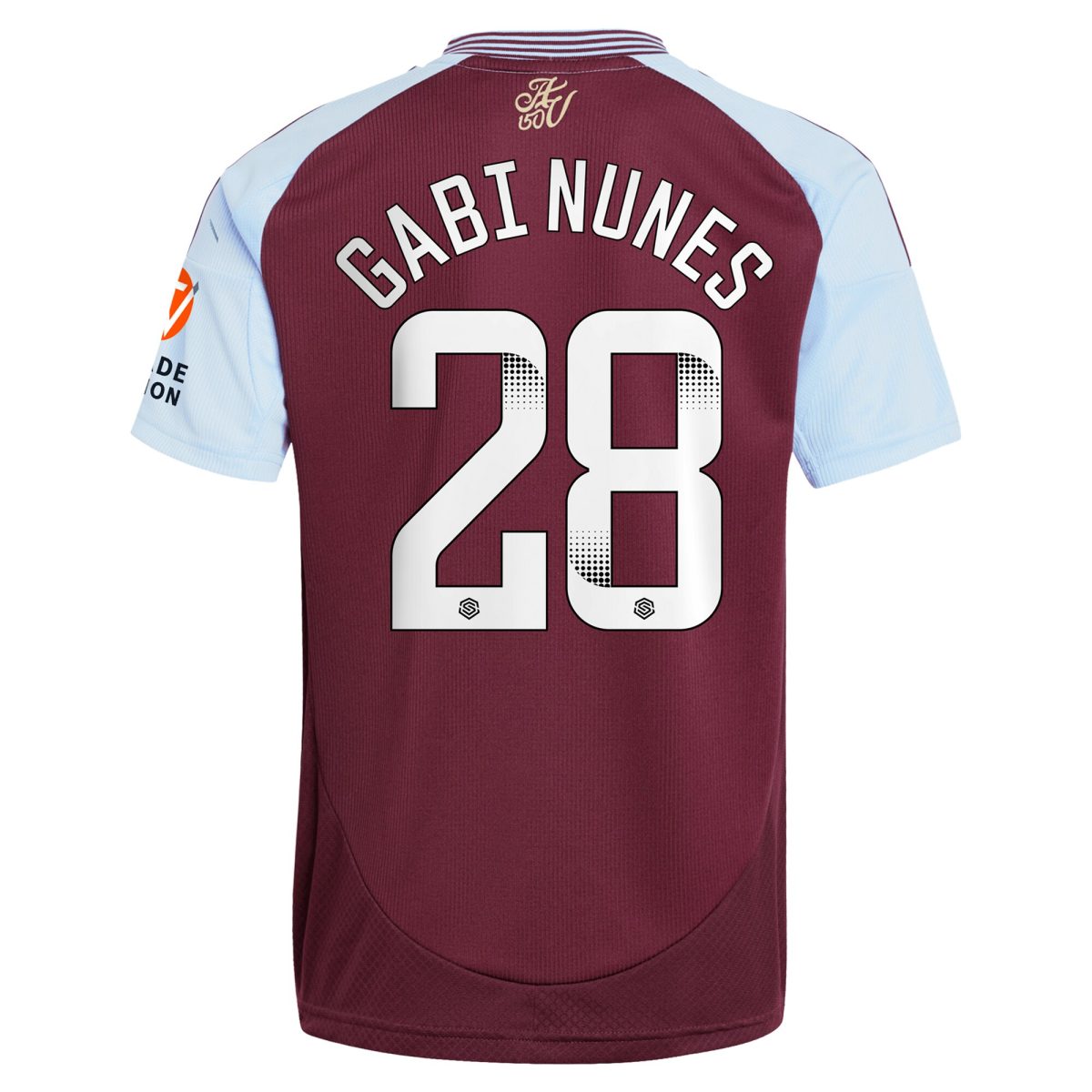 aston villa wsl adidas home shirt 2024-25 with gabi nunes 28 printing Collection | Aston Villa Jerseys for True Fans