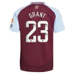 aston villa wsl adidas home shirt 2024-25 with grant 23 printing Collection | Aston Villa Jerseys for True Fans