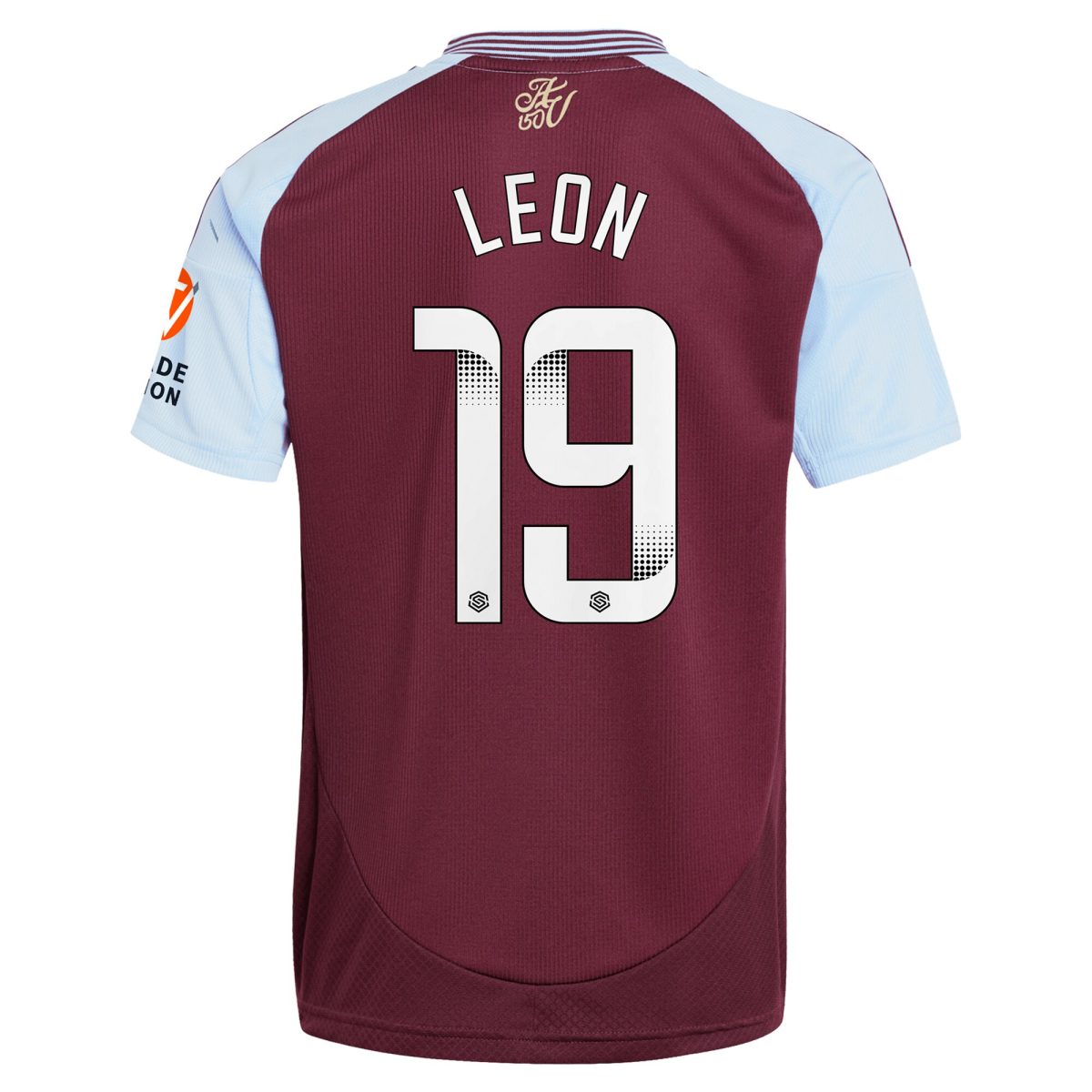 aston villa wsl adidas home shirt 2024-25 with leon 19 printing Collection | Aston Villa Jerseys for True Fans