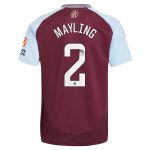 aston villa wsl adidas home shirt 2024-25 with mayling 2 printing Collection | Aston Villa Jerseys for True Fans