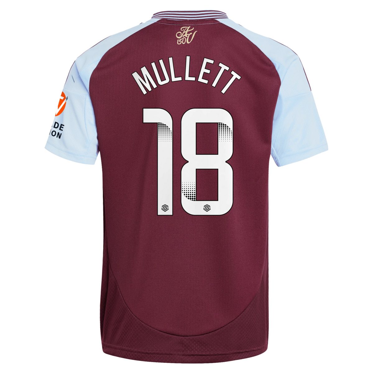 aston villa wsl adidas home shirt 2024-25 with mullett 18 printing Collection | Aston Villa Jerseys for True Fans
