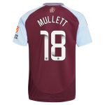 aston villa wsl adidas home shirt 2024-25 with mullett 18 printing Collection | Aston Villa Jerseys for True Fans