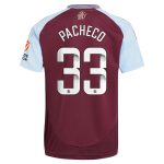 aston villa wsl adidas home shirt 2024-25 with pacheco 33 printing Collection | Aston Villa Jerseys for True Fans