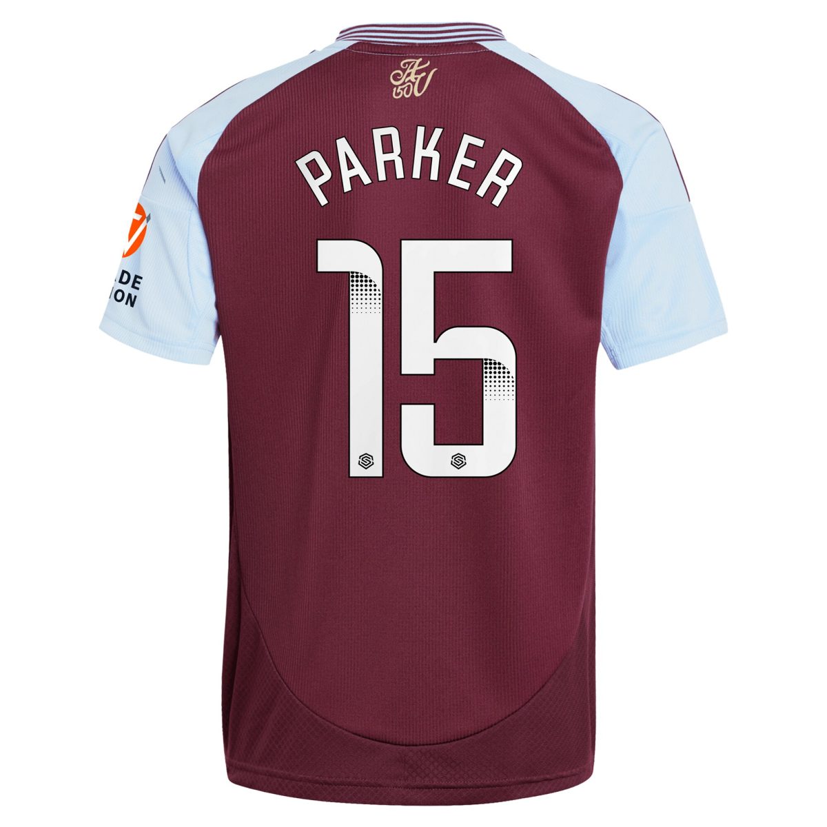 aston villa wsl adidas home shirt 2024-25 with parker 15 printing Collection | Aston Villa Jerseys for True Fans