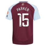 aston villa wsl adidas home shirt 2024-25 with parker 15 printing Collection | Aston Villa Jerseys for True Fans