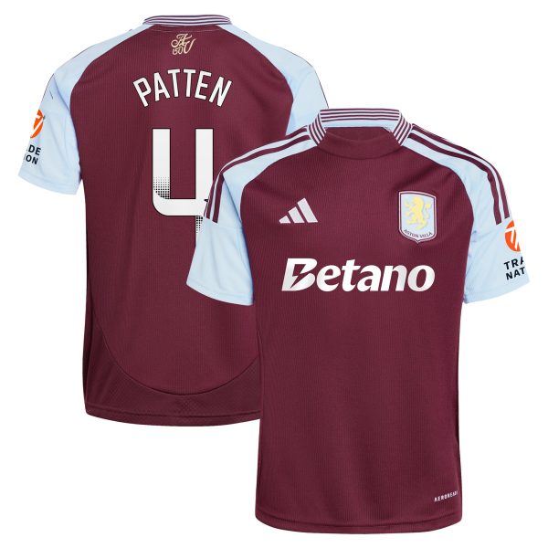 aston villa wsl adidas home shirt 2024-25 with patten 4 printing Collection | Aston Villa Jerseys for True Fans