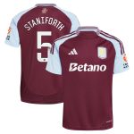 aston villa wsl adidas home shirt 2024-25 with staniforth 5 printing Collection | Aston Villa Jerseys for True Fans