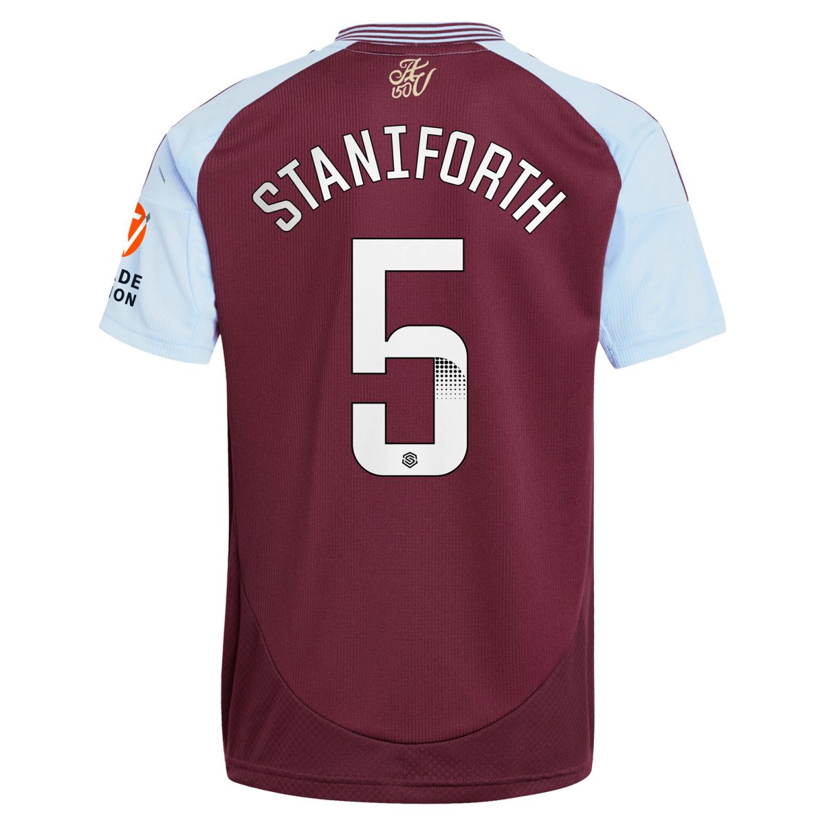 aston villa wsl adidas home shirt 2024-25 with staniforth 5 printing Collection | Aston Villa Jerseys for True Fans