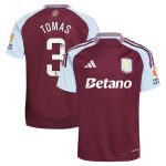 aston villa wsl adidas home shirt 2024-25 with tomás 3 printing Collection | Aston Villa Jerseys for True Fans