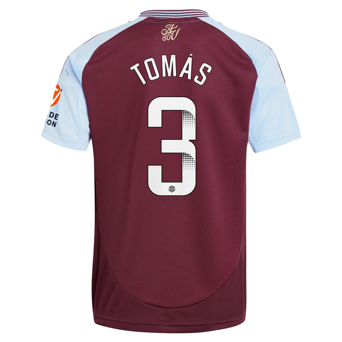 aston villa wsl adidas home shirt 2024-25 with tomás 3 printing Collection | Aston Villa Jerseys for True Fans