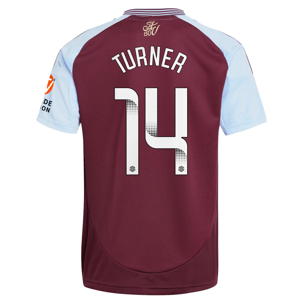 aston villa wsl adidas home shirt 2024-25 with turner 14 printing Collection | Aston Villa Jerseys for True Fans