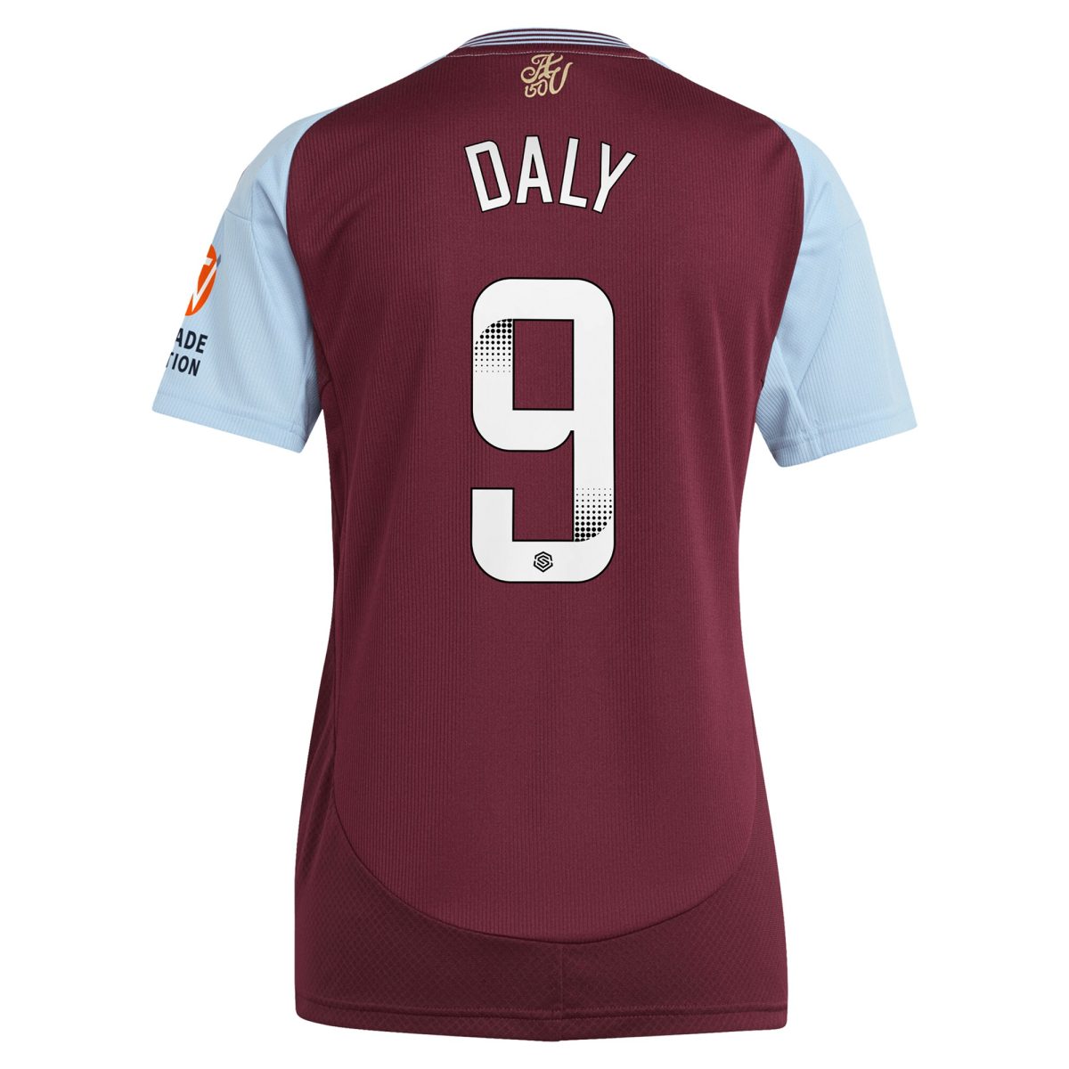 aston villa wsl adidas home shirt 2024-25 – womens with daly 9 printing Collection | Aston Villa Jerseys for True Fans