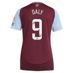 aston villa wsl adidas home shirt 2024-25 – womens with daly 9 printing Collection | Aston Villa Jerseys for True Fans