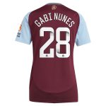 aston villa wsl adidas home shirt 2024-25 – womens with gabi nunes 28 printing Collection | Aston Villa Jerseys for True Fans