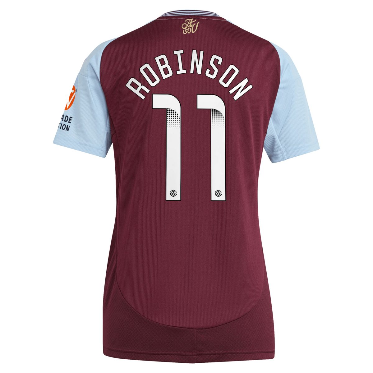 aston villa wsl adidas home shirt 2024-25 – womens with robinson 11 printing Collection | Aston Villa Jerseys for True Fans