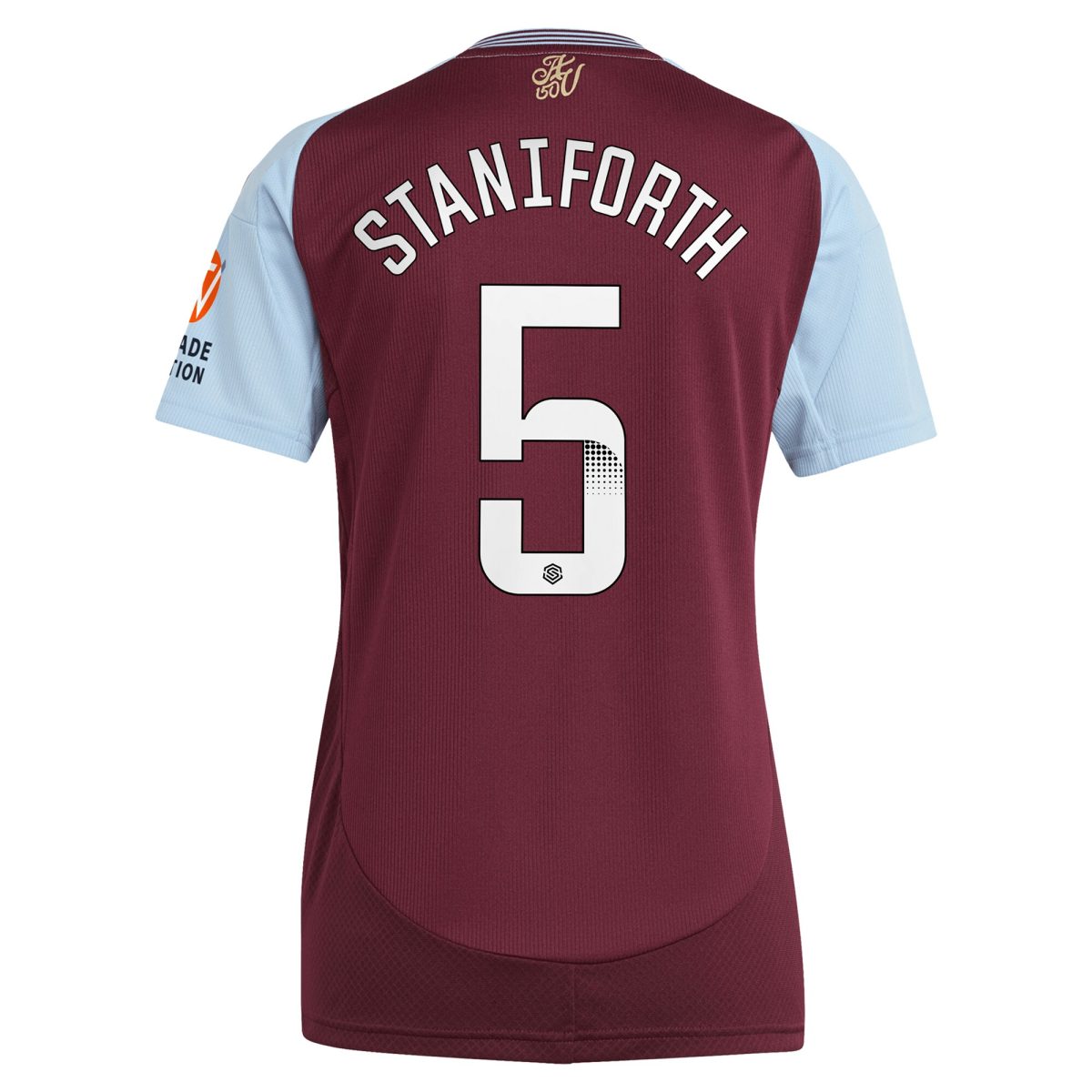 aston villa wsl adidas home shirt 2024-25 – womens with staniforth 5 printing Collection | Aston Villa Jerseys for True Fans