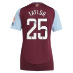 aston villa wsl adidas home shirt 2024-25 – womens with taylor 25 printing Collection | Aston Villa Jerseys for True Fans