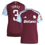 aston villa wsl adidas home shirt 2024-25 – womens with tomás 3 printing Collection | Aston Villa Jerseys for True Fans