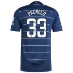 aston villa wsl adidas third authentic shirt 2024-25 with pacheco 33 printing Collection | Aston Villa Jerseys for True Fans