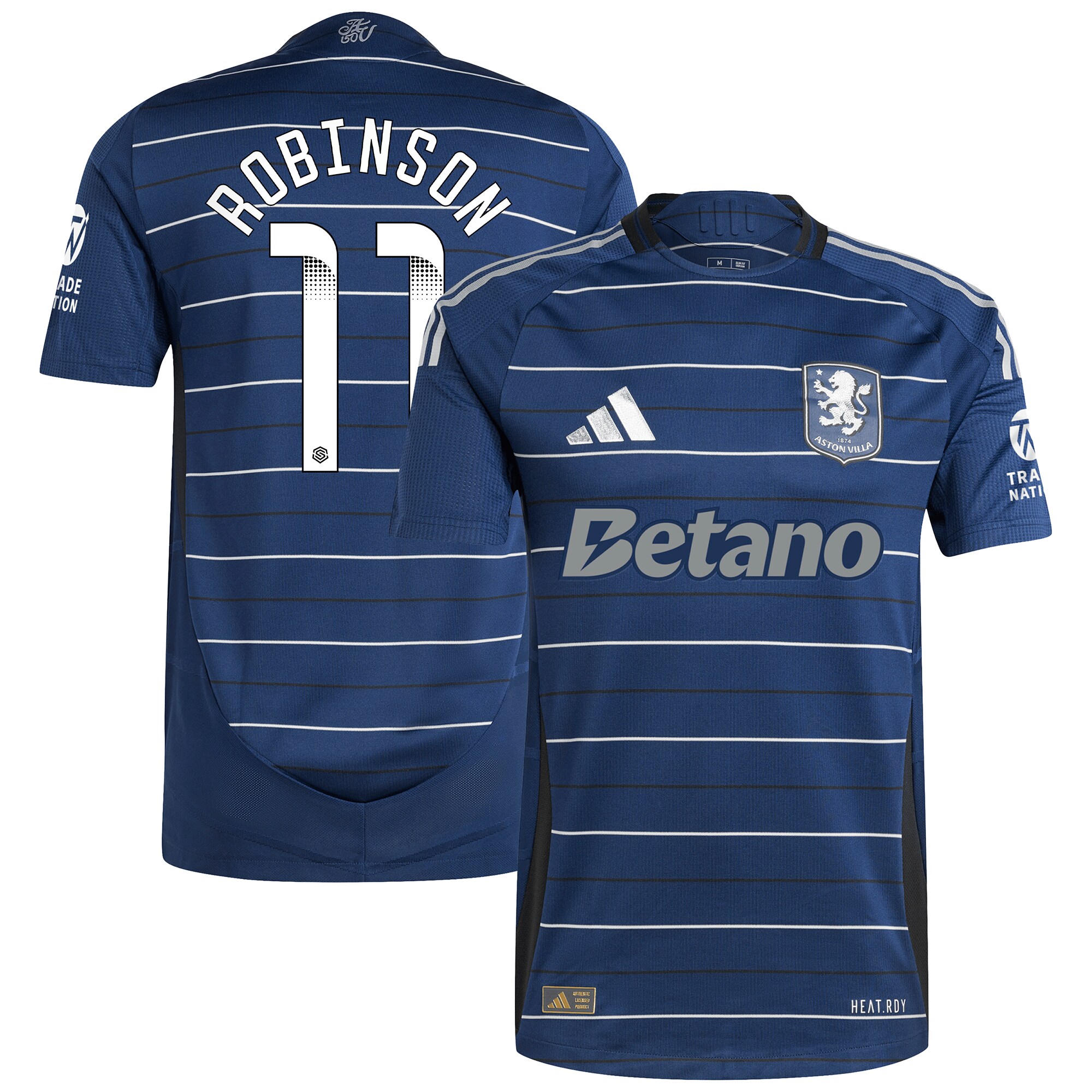 aston villa wsl adidas third authentic shirt 2024-25 with robinson 11 printing Collection | Aston Villa Jerseys for True Fans