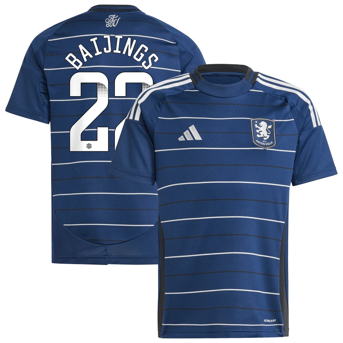aston villa wsl adidas third shirt 2024-25 – kids with baijings 22 printing Collection | Aston Villa Jerseys for True Fans