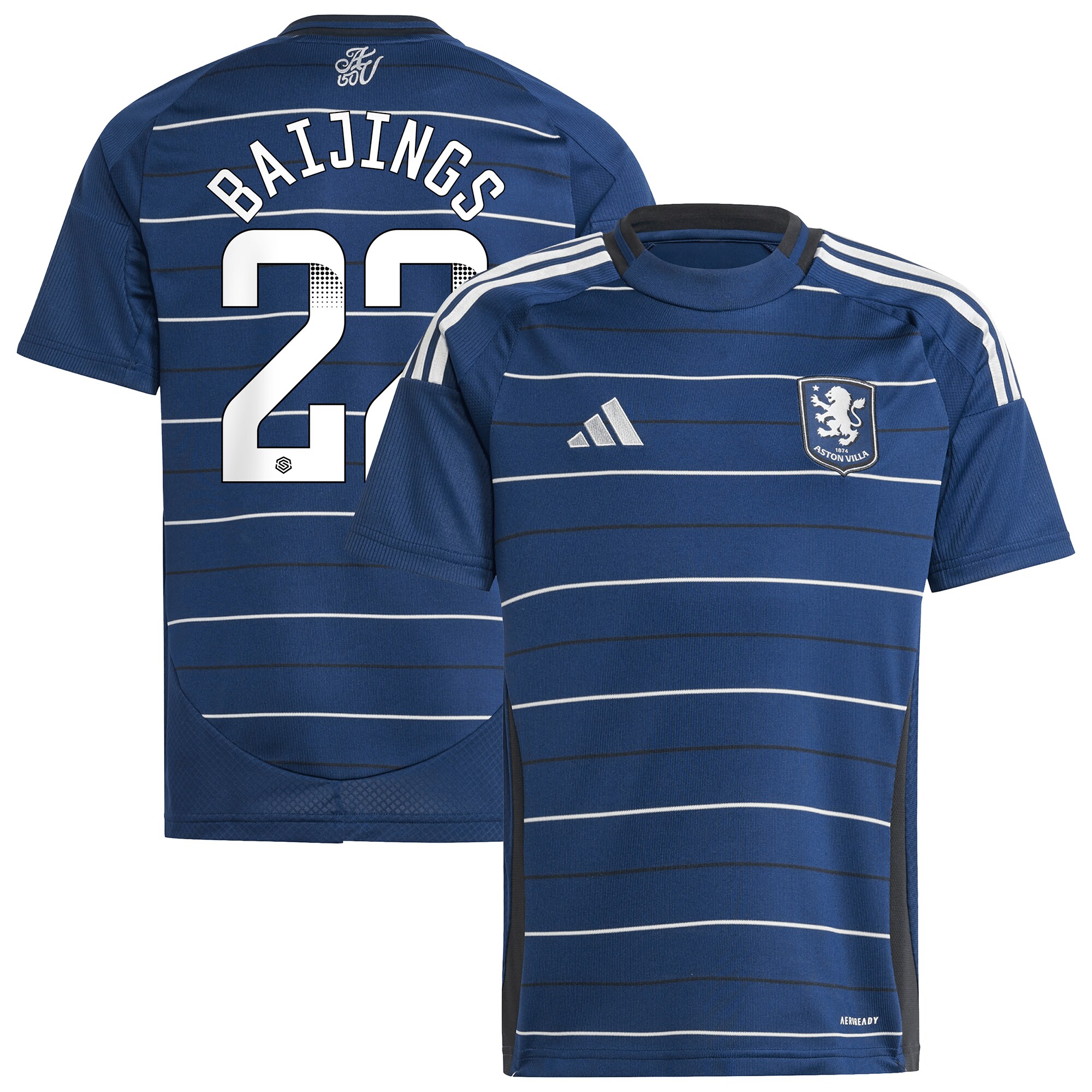 aston villa wsl adidas third shirt 2024-25 – kids with baijings 22 printing Collection | Aston Villa Jerseys for True Fans