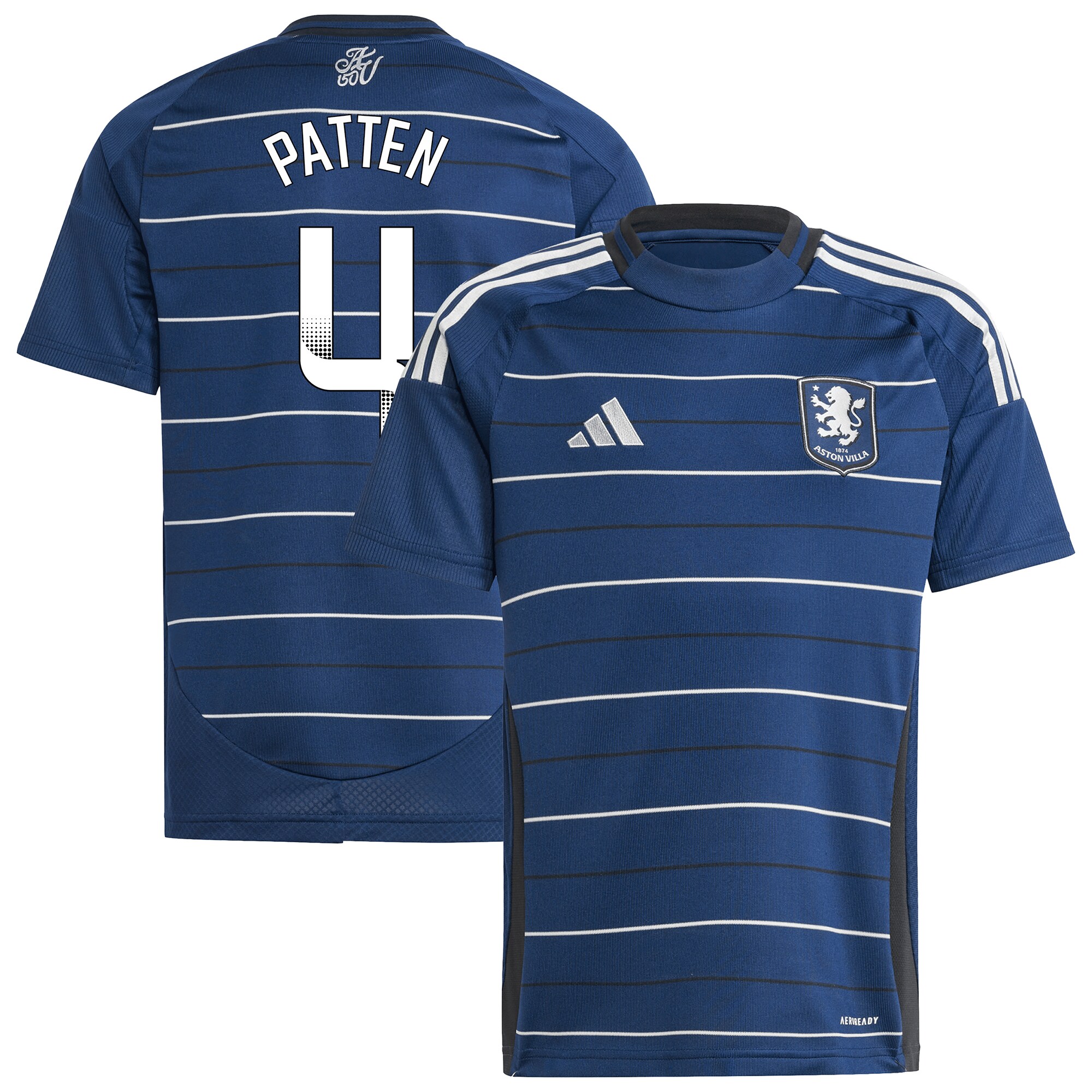 aston villa wsl adidas third shirt 2024-25 – kids with patten 4 printing Collection | Aston Villa Jerseys for True Fans
