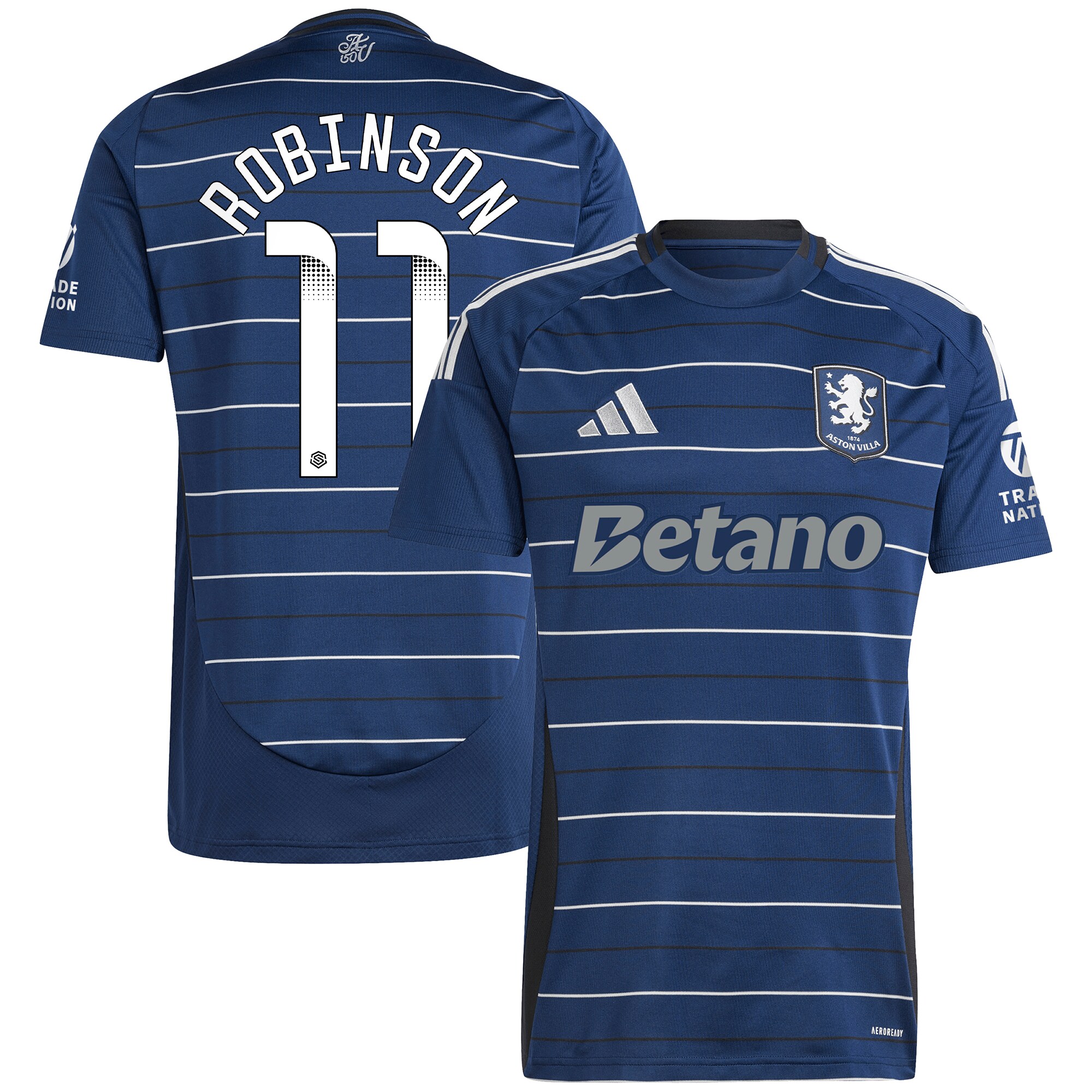 aston villa wsl adidas third shirt 2024-25 with robinson 11 printing Collection | Aston Villa Jerseys for True Fans