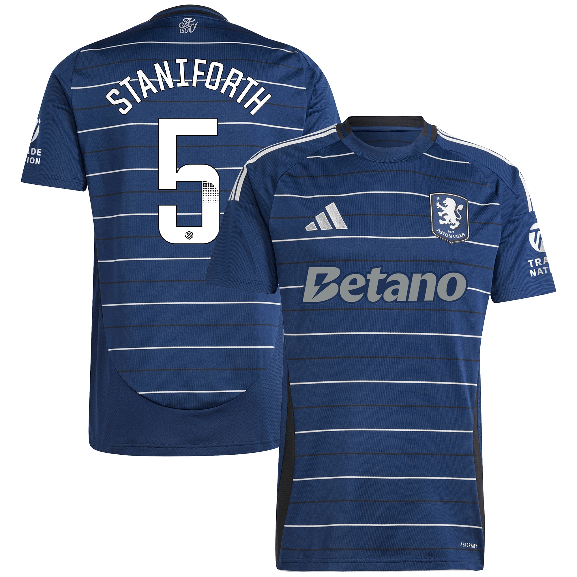 aston villa wsl adidas third shirt 2024-25 with staniforth 5 printing Collection | Aston Villa Jerseys for True Fans