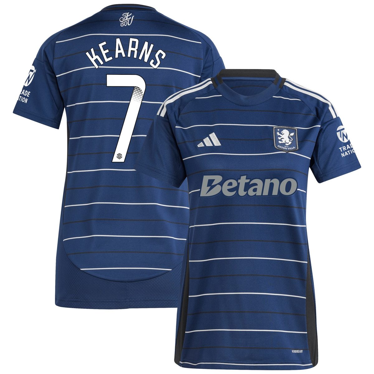 aston villa wsl adidas third shirt 2024-25 – womens with kearns 7 printing Collection | Aston Villa Jerseys for True Fans