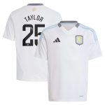 aston villa wsl away shirt 2024-25 – kids with taylor 25 printing Collection | Aston Villa Jerseys for True Fans