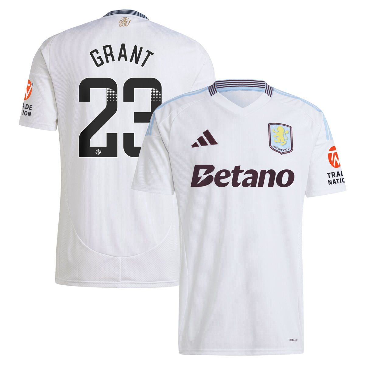 aston villa wsl away shirt 2024-25 with grant 23 printing Collection | Aston Villa Jerseys for True Fans