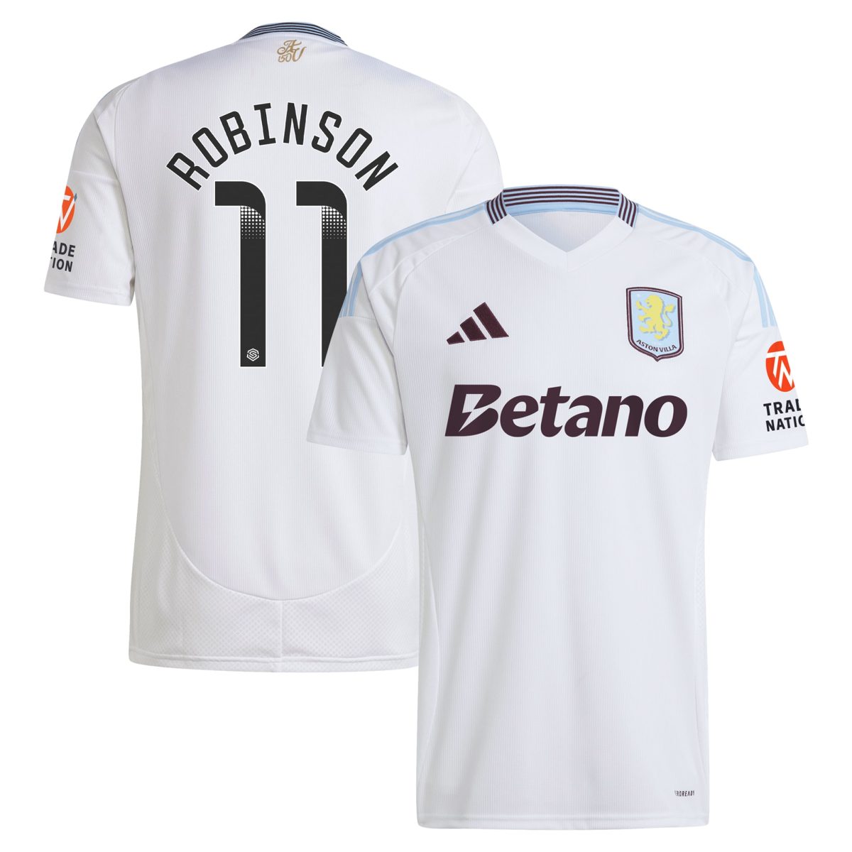 aston villa wsl away shirt 2024-25 with robinson 11 printing Collection | Aston Villa Jerseys for True Fans