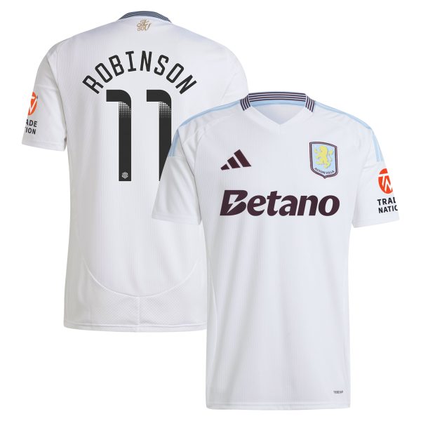 aston villa wsl away shirt 2024-25 with robinson 11 printing Collection | Aston Villa Jerseys for True Fans
