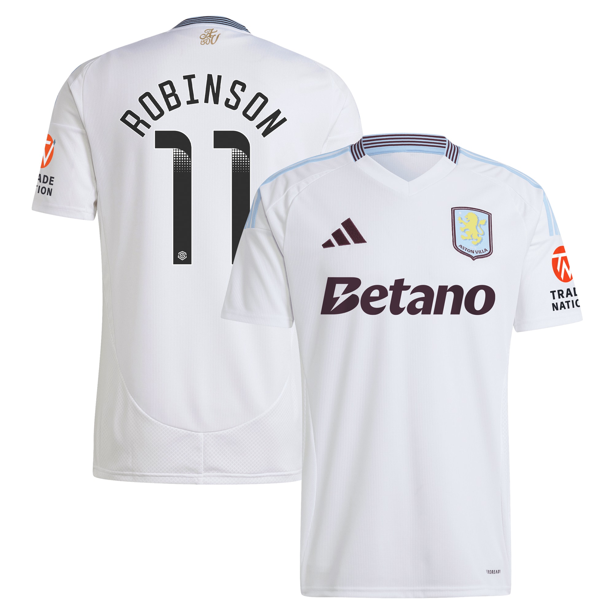 aston villa wsl away shirt 2024-25 with robinson 11 printing Collection | Aston Villa Jerseys for True Fans