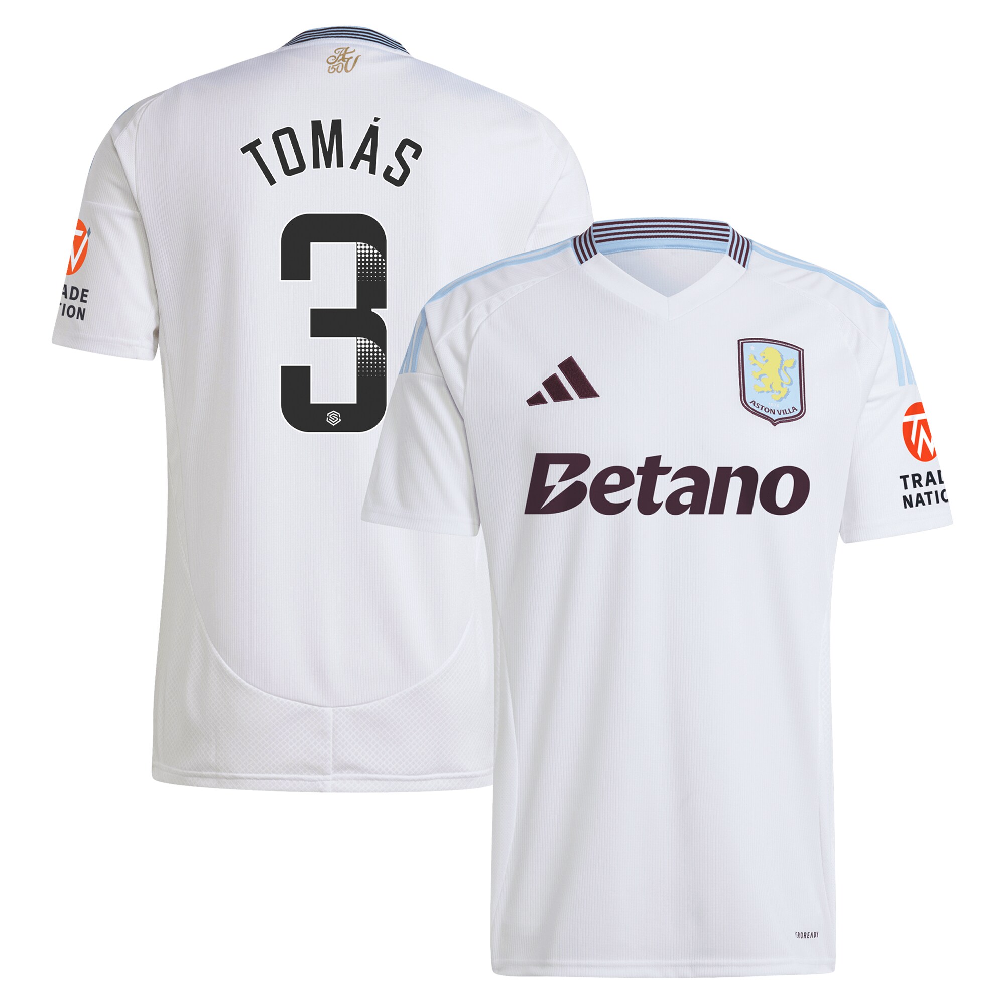 aston villa wsl away shirt 2024-25 with tomás 3 printing Collection | Aston Villa Jerseys for True Fans