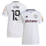 aston villa wsl away shirt 2024-25 – womens with leon 19 printing Collection | Aston Villa Jerseys for True Fans