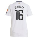 aston villa wsl away shirt 2024-25 – womens with maritz 16 printing Collection | Aston Villa Jerseys for True Fans